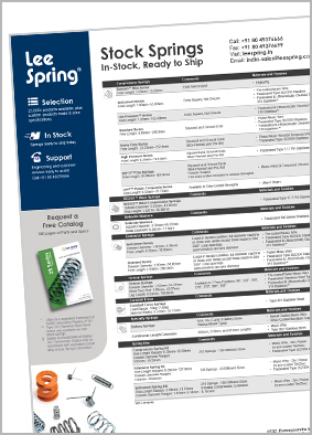 Lee Spring Capabilities Flyer